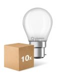Mehrfachpackung 10x Ledvance Classic LED B22d Birne Matt 4W 470lm - 827  | Ersatz Für 40W