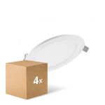 Mehrfachpackung 4x Ledvance LED Deckenstrahler Rund DN155 12W 1020lm 120D - 830  | 169mm 