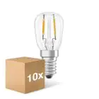 Mehrfachpackung 10x Ledvance Special LED E14 Röhre one-handed Fadenlampe Klar 1.3W 110lm - 827  | Ersatz Für 12W