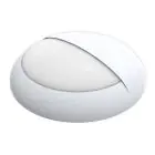 LED-Wand- und Deckenleuchte Pro V2 Weiß 12/16/20W 2400lm - 830-840-865 CCT | 325mm - IP65 - Bewegungs- und Lichtsensor - Not 3H + Augenlid Ring Weiß