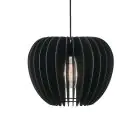 Nordlux Suspension Luminaire Tribeca 38 Noir Bois | E27 Max 60W