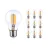 Lot 10x Filament LED E27 Poire Claire 4.5W 470lm - 827 | Remplacement 40W