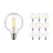 Lot 10x Pro LED E27 Globe Filament Claire 95mm 8W 806lm - 827 | Dimmable - Remplacement 60W